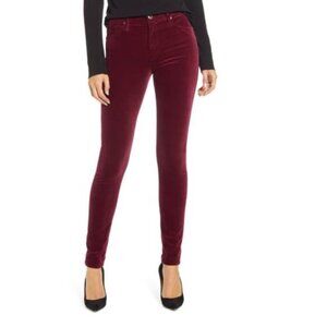 AG The Farrah High Waist Velvet Jeans